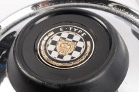 JAGUAR: Three circa early 1970s Jaguar E-Type hub caps [Location: Melbourne] - 2