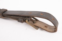 HOLSTER: A leather crank handle holster, overall length 47cm, opened [Location: Melbourne] - 2