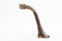 SPARE WHEEL HOLDER: An early Rolls-Royce running board spare wheel holder, 33cm long [Location: Melbourne]