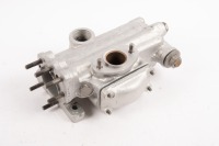 SHOCK ABSORBER: An early alloy part thought to be a Rolls-Royce shock absorber housing, stamped 'Pat No. 266495 - 207X', 14cm high, 21cm wide [Location: Melbourne]