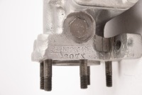 SHOCK ABSORBER: An early alloy part thought to be a Rolls-Royce shock absorber housing, stamped 'Pat No. 266495 - 207X', 14cm high, 21cm wide [Location: Melbourne] - 2