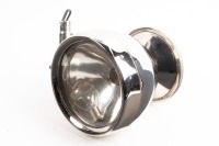 BUTLERS ATLANTIC: A fine restored Butlers Limited Atlantic pillar mount spot lamp with mirror backing, thought to possibly suit early Rolls-Royce or Bentley models, lens diameter approx 10cm [Location: Melbourne]