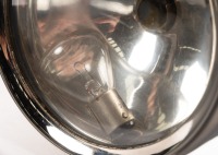 BUTLERS ATLANTIC: A fine restored Butlers Limited Atlantic pillar mount spot lamp with mirror backing, thought to possibly suit early Rolls-Royce or Bentley models, lens diameter approx 10cm [Location: Melbourne] - 2
