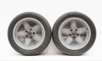 WHEELS: Two non original Mercedes-Benz 'Penta' style 16 inch alloy wheels with tyres [Location: Melbourne]