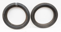 TYERS:Two Dunlop Cord tyres, size 820 x 120, for display purposes only, [Location: Melbourne] - 4