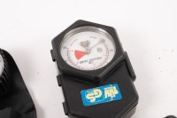 PRESSURE GAUGES: Three tyre pressure gauges, includes two German Motormeter gauges and one Lee Wang gauge [Location: Melbourne] - 2
