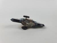 POLICE: Four small friction motorcycles, includes two Police, 9.5cms each c1970s, colourful. - 9