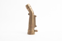 PETROL FILLER: A Liqall brass petrol filler nozzle, Pat. No.9160, 15.5cm long [Location: Melbourne]