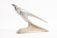 VANGUARD: A circa 1950s Vanguard Kangaroo chrome hood ornament, 17cm long [Location: Melbourne]
