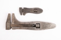 F SPANNERS: Two early 'F' spanners, largest 23cm long [Location: Melbourne]