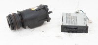 JAGUAR: Two Jaguar items, includes an Apco-Air compressor [P/N 50-001] thought to suit Jaguar XJS and a Eurovox Jaguar AM/FM/Cassette stereo [Model No.MCC-2461A] [Location: Melbourne] - 2