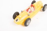 COOPER T51: A original Marx plastic friction Cooper racing car with driver, in original box, car 15.5cm long - 2