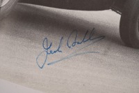 DOUG NYE: The Cooper Cars book by Doug Nye, hardcover 2nd edition, hand signed inside cover by Sir Jack, 376 pages - 2