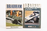 BRABHAM: Two hardcover books related to the Brabham Racing Team