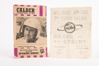 PROGRAMMES: Two programmes from events at Calder