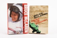 BRUCE MCLAREN: Two hardcover books related to Bruce McLaren