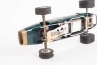 SLOT CAR: An early made Brabham style open wheeler slot car, 17cm long - 2