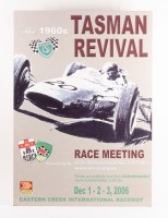 TASMAN REVIVAL: A large poster promoting the Shannons 2006 Tasman Revival, mounted on block, 83.5cm high, 59cm wide