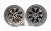 WHEELS: Two 15 x 7 magnesium racing wheels believed to suit Cooper sports cars ie Bobtail or Monaco - 4