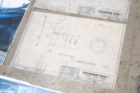 MATICH: A group of modern copies of photos and plans relating to the Matich SR3 Repco-Brabham, the three b/w photos from the Lance Ruting collection - 2