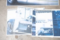 MATICH: A group of modern copies of photos and plans relating to the Matich SR3 Repco-Brabham, the three b/w photos from the Lance Ruting collection - 3