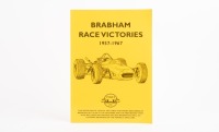 RACES: A soft cover book by Unique Motor Books titled 'Brabham Racing Victories 1957-1967', 148 pages