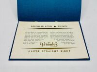 DAIMLER: A group of three Sales Brochures for various models including 15, 20 and 4&frac12;-litre [Location: Sydney] - 7