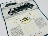 DAIMLER: A group of three Sales Brochures for various models including 15, 20 and 4&frac12;-litre [Location: Sydney] - 8