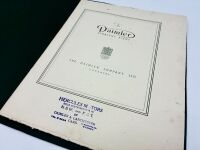DAIMLER: A Sales Brochure for the Straight Eight [Location: Sydney] - 2