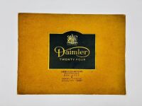 DAIMLER: A Sales Brochure for the Twenty-Four [Location: Sydney]