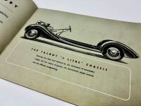SUNBEAM-TALBOT: A Sales Brochure for the Talbot 3-litre [Location: Sydney] - 3