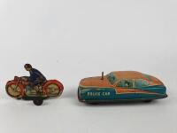 POLICE: Police Motorcycle & Car by Philipp Niedermeier West Germany c1950s. - 6