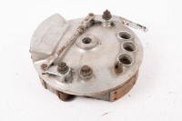 NORTON: A Norton 8 inch twin leader front brake plate complete