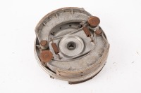 NORTON: A Norton 8 inch twin leader front brake plate complete - 2