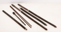 FORK DAMPERS: A group of four Norton fork dampers