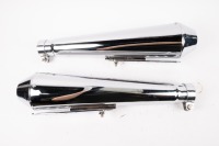 MUFFLERS: A pair of brand new accessory style mufflers
