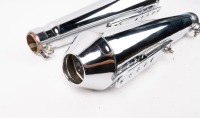 MUFFLERS: A pair of brand new accessory style mufflers - 2