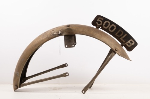 NORTON: A post war Norton front mudguard