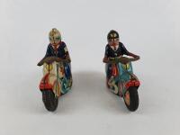 POLICE: Two early Police Bikes madein Japan c1950s. - 3