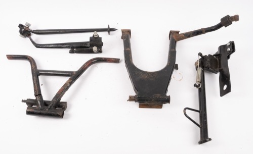 STANDs: A group of assorted centre stands, one centre & three side stands (aftermarket)