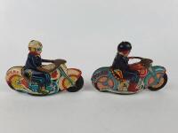 POLICE: Two early Police Bikes madein Japan c1950s. - 5