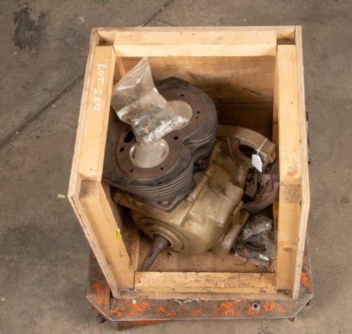 NORTON: A Norton Atlas motor, has new pistons