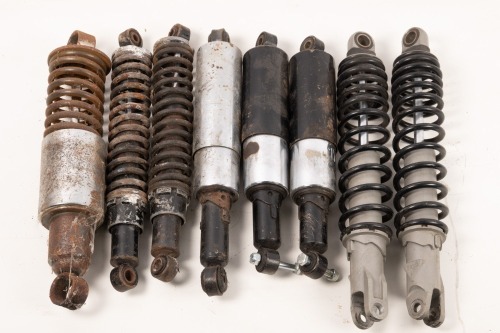 REAR SHOCKERS: A group of assorted rear shockers, includes two Koni shockers