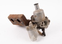 NORTON: An SU carburettor&nbsp;with home made&nbsp;inlet manifold to suit Norton twin