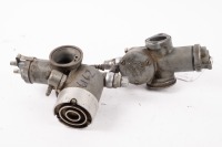 NORTON: One set of Norton Atlas Amal monobloc carburettors