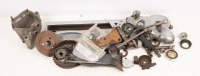 NORTON: A group of assorted Norton parts, includes timing cover, gear lever, oil pump, speedo drive & clutch parts