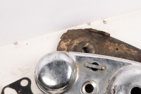 NORTON ATLAS: A group of assorted Norton Atlas parts, includes primary set, headlamp brackets, instrument mount bracket - 2
