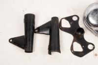 NORTON ATLAS: A group of assorted Norton Atlas parts, includes primary set, headlamp brackets, instrument mount bracket - 3