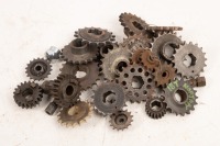 SPROCKETS: A group of assorted British sprockets & gears