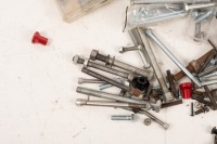 NUTS & BOLTS: A group of assorted nuts & bolts - 3